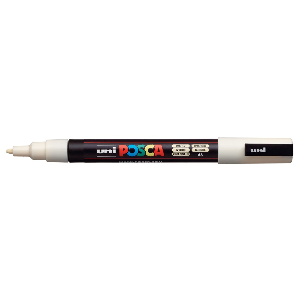uni POSCA Paint Marker PC-3M Fine Bullet Tip - Ivory - merriartist.com