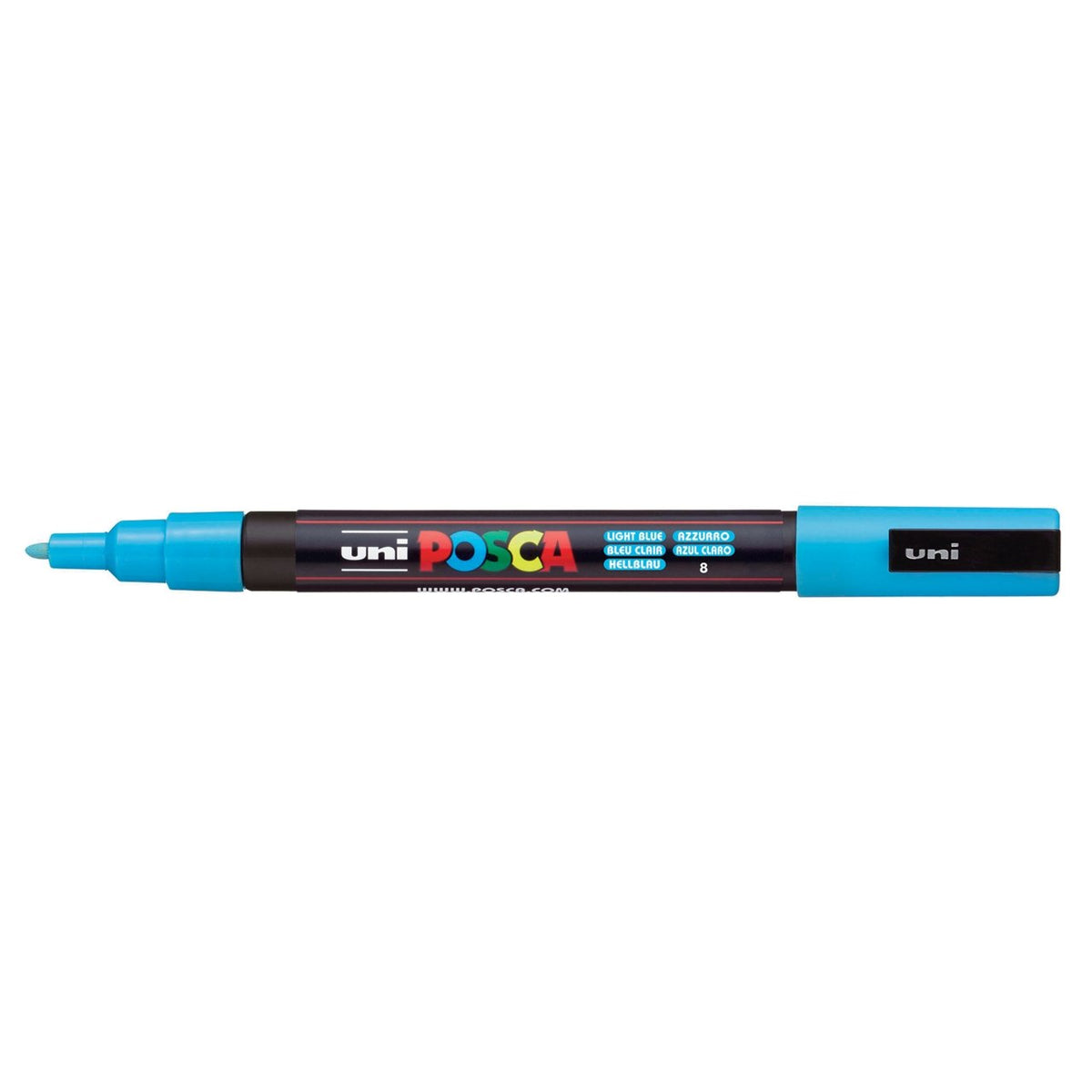uni POSCA Paint Marker PC-3M Fine Bullet Tip - Light Blue - merriartist.com