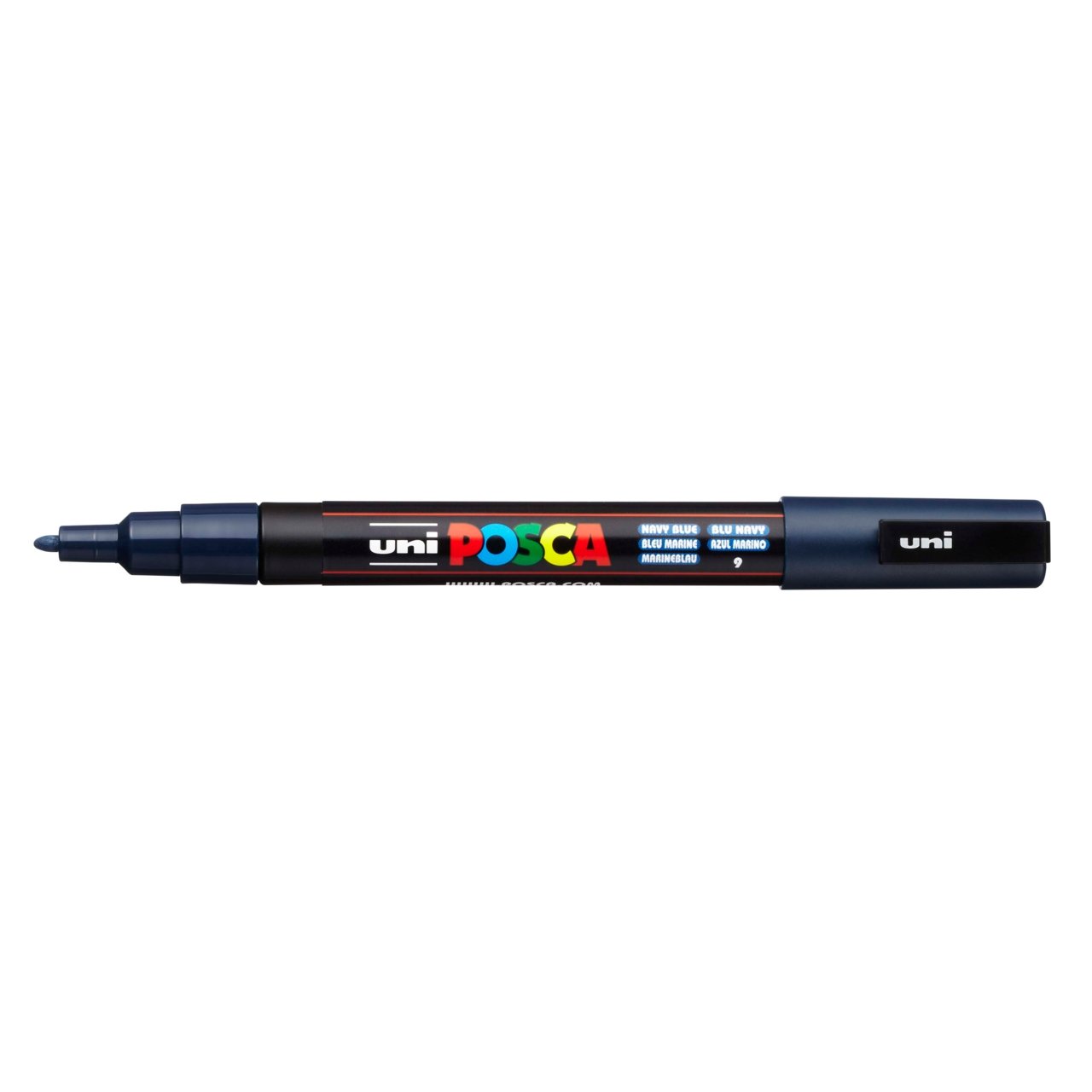 uni POSCA Paint Marker PC-3M Fine Bullet Tip - Navy Blue - merriartist.com