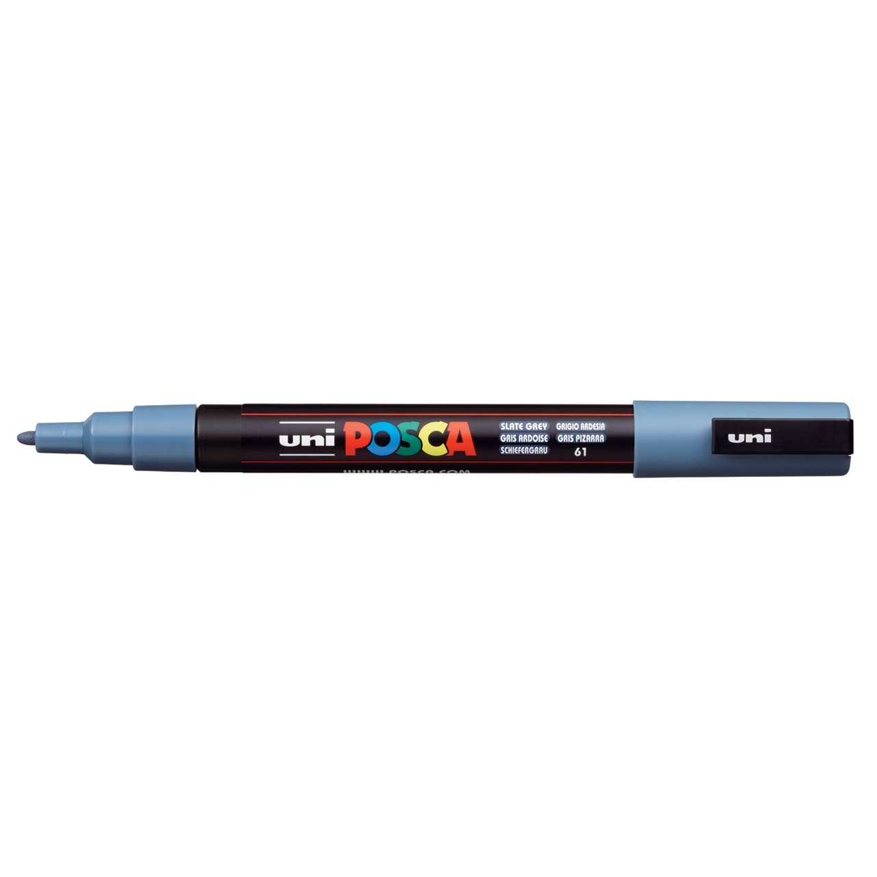 uni POSCA Paint Marker PC-3M Fine Bullet Tip - Slate Grey - merriartist.com