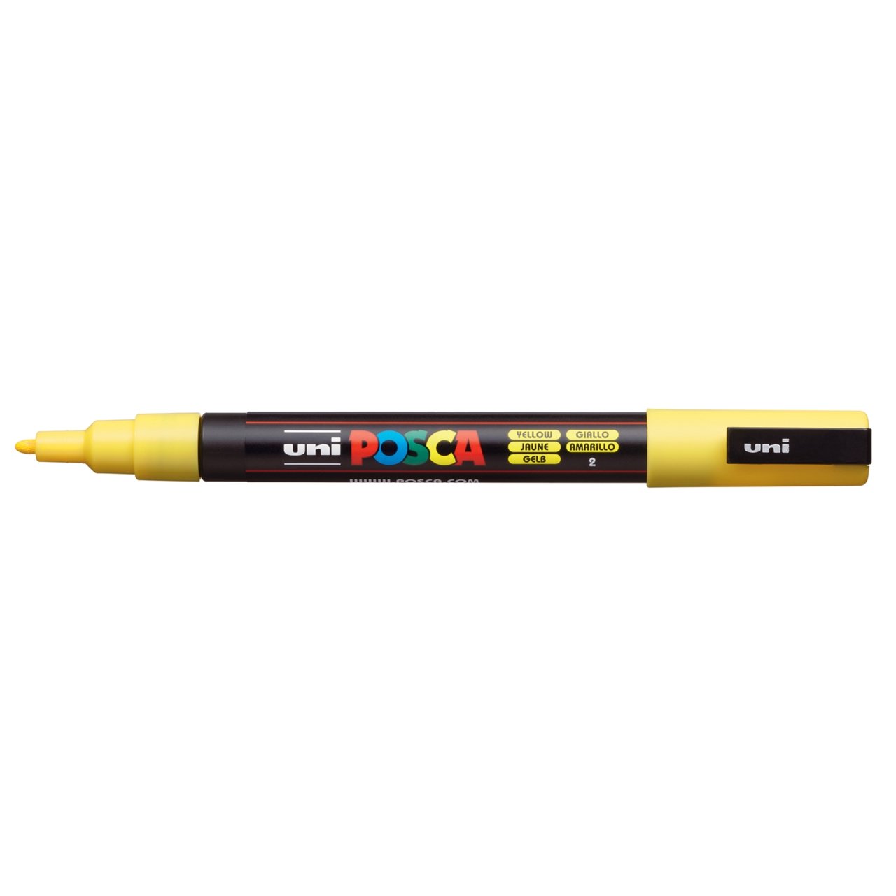 uni POSCA Paint Marker PC-3M Fine Bullet Tip - Yellow - merriartist.com