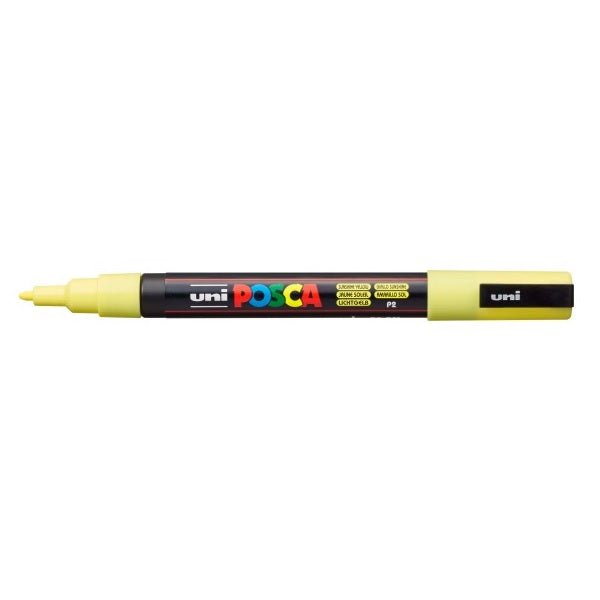 uni POSCA Paint Marker PC-3M Fine Tapered Bullet Tip - Sunshine Yellow - merriartist.com