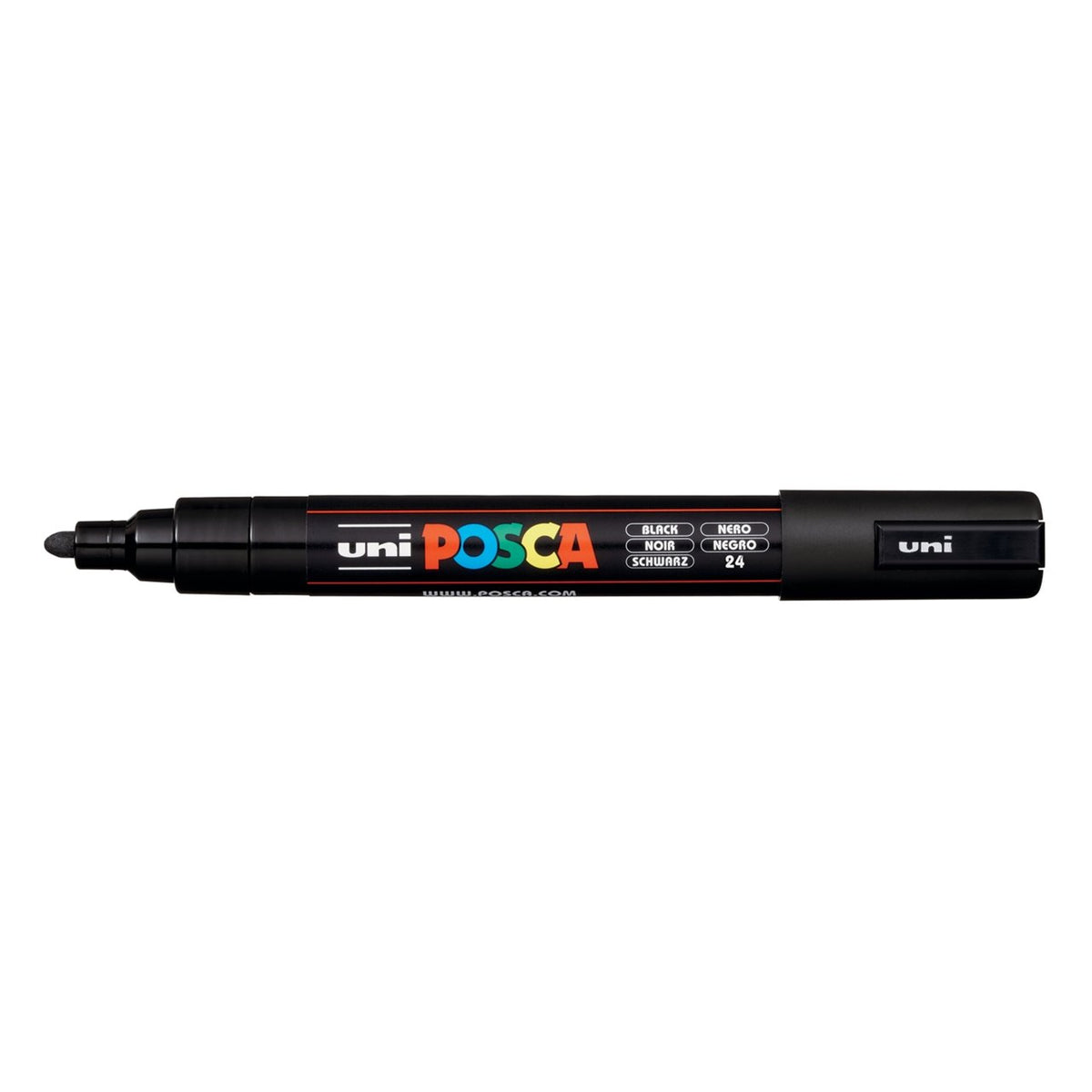 uni POSCA Paint Marker PC-5M Medium Bullet Tip - Black - merriartist.com