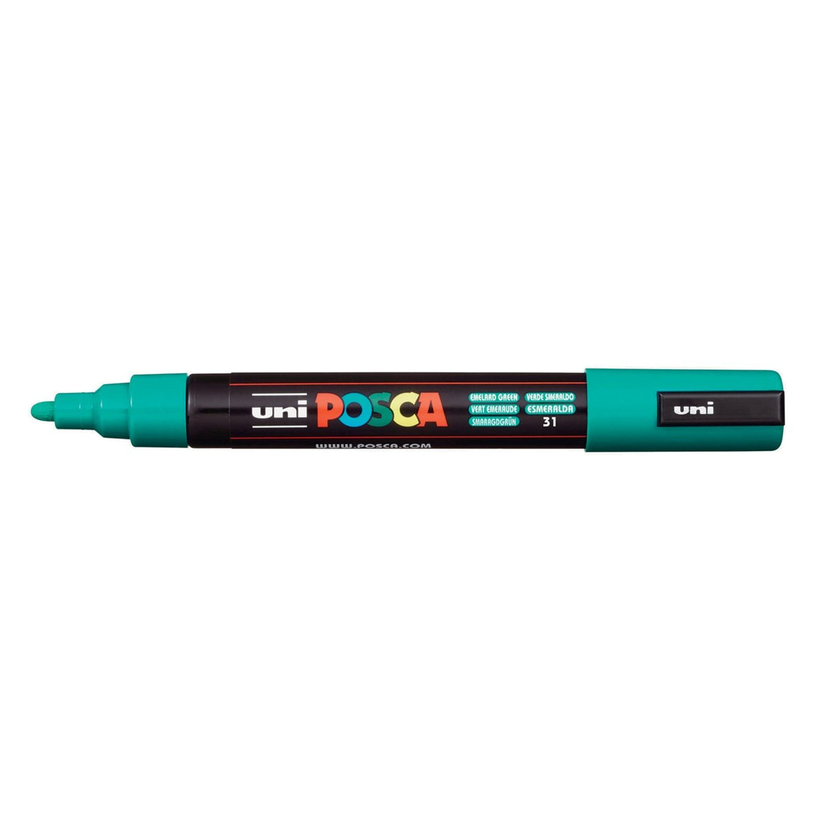 uni POSCA Paint Marker PC-5M Medium Bullet Tip - Emerald Green - merriartist.com