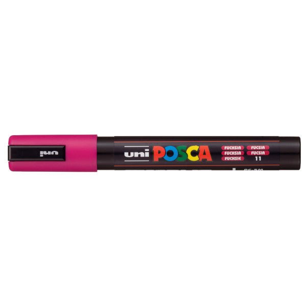 uni POSCA Paint Marker PC-5M Medium Bullet Tip - Fuchsia - merriartist.com