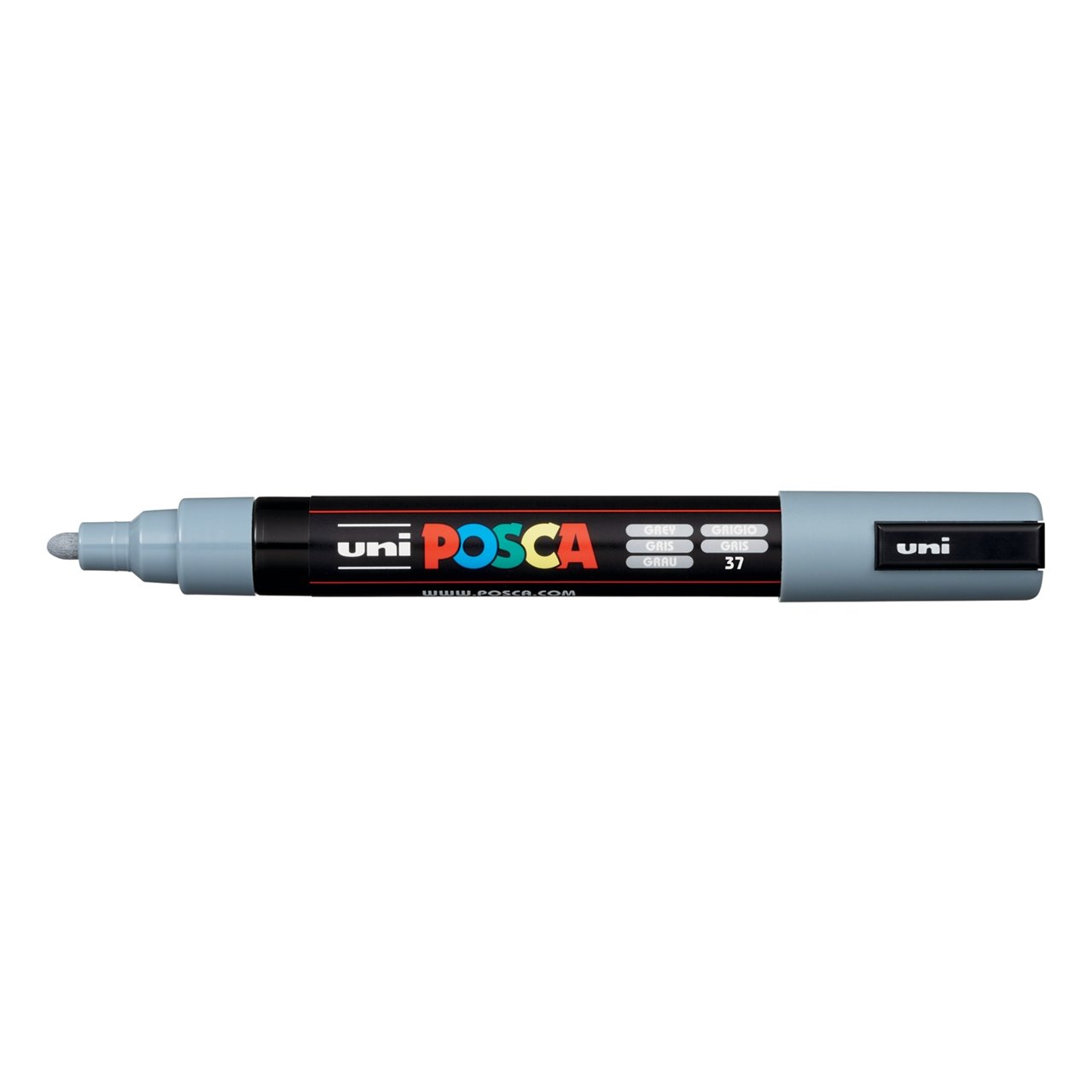 uni POSCA Paint Marker PC-5M Medium Bullet Tip - Grey - merriartist.com