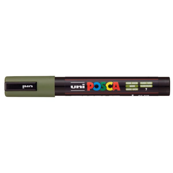 uni POSCA Paint Marker PC-5M Medium Bullet Tip - Khaki Green - The Merri Artist - merriartist.com