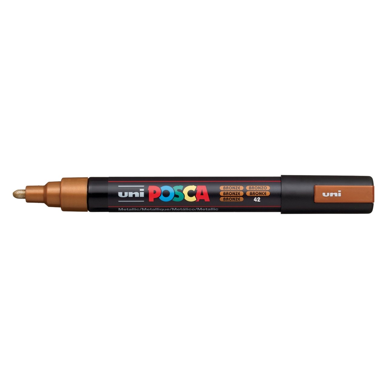 uni POSCA Paint Marker PC-5M Medium Bullet Tip - Metallic Bronze - merriartist.com
