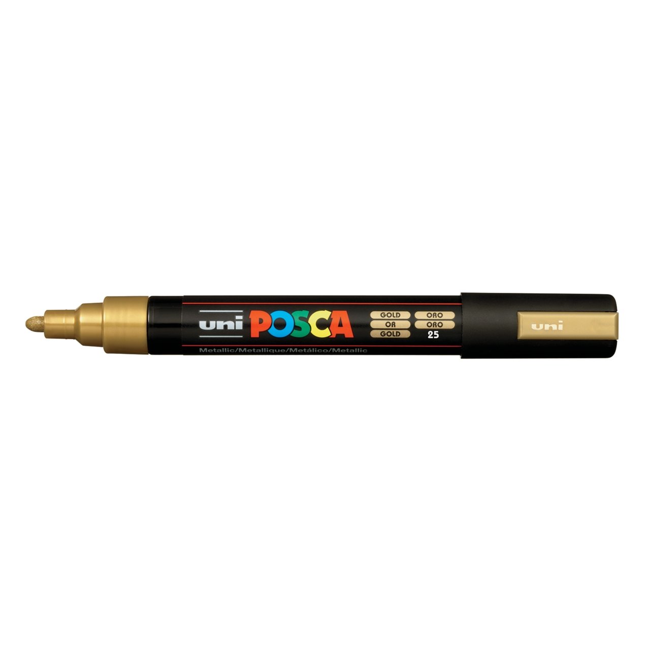 uni POSCA Paint Marker PC-5M Medium Bullet Tip - Metallic Gold - merriartist.com