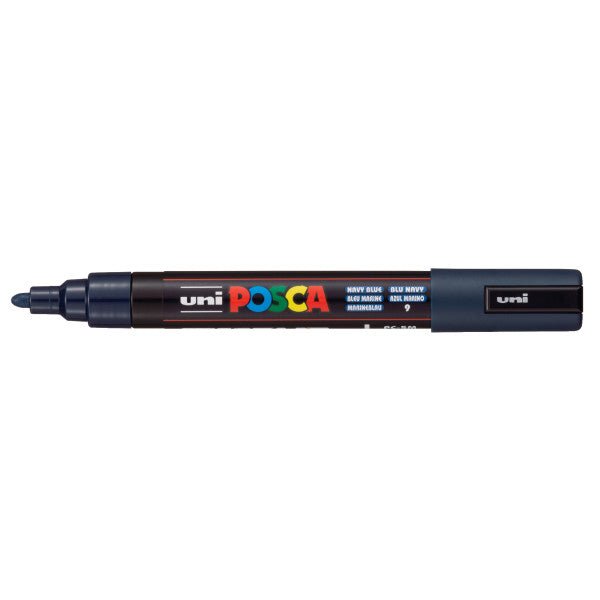 uni POSCA Paint Marker PC-5M Medium Bullet Tip - Navy Blue - The Merri Artist - merriartist.com