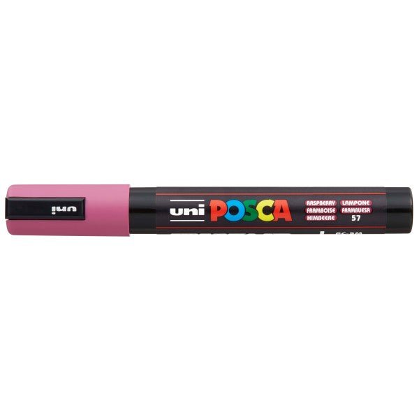 uni POSCA Paint Marker PC-5M Medium Bullet Tip - Raspberry - merriartist.com