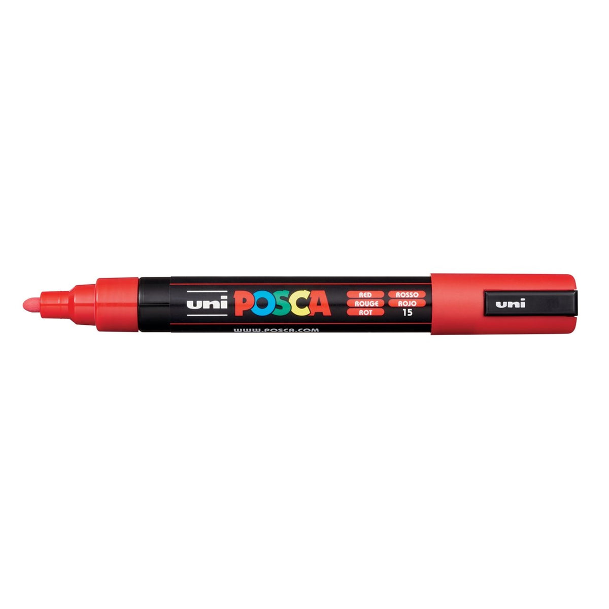 uni POSCA Paint Marker PC-5M Medium Bullet Tip - Red - merriartist.com