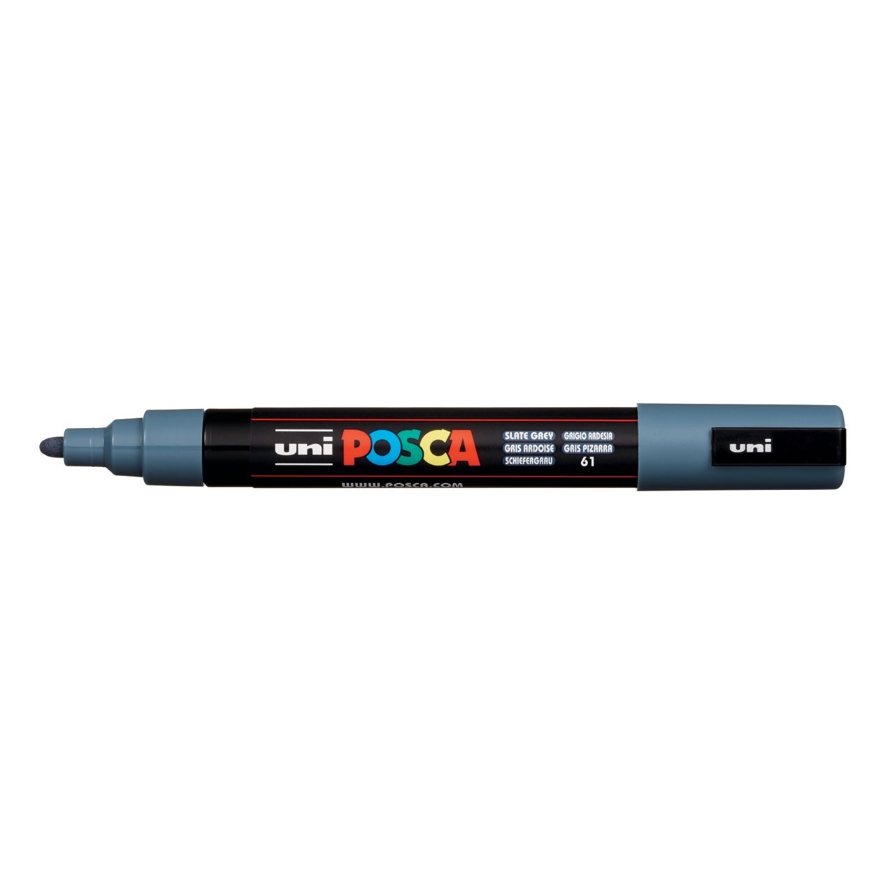 uni POSCA Paint Marker PC-5M Medium Bullet Tip - Slate Grey - merriartist.com