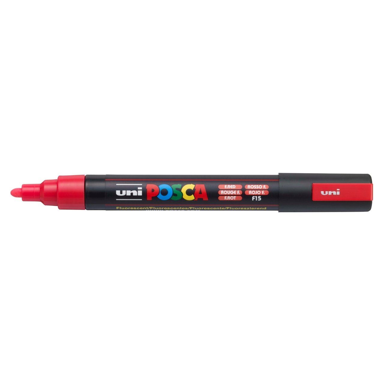 uni POSCA Paint Marker PC-5M Medium - Fluorescent Red - merriartist.com