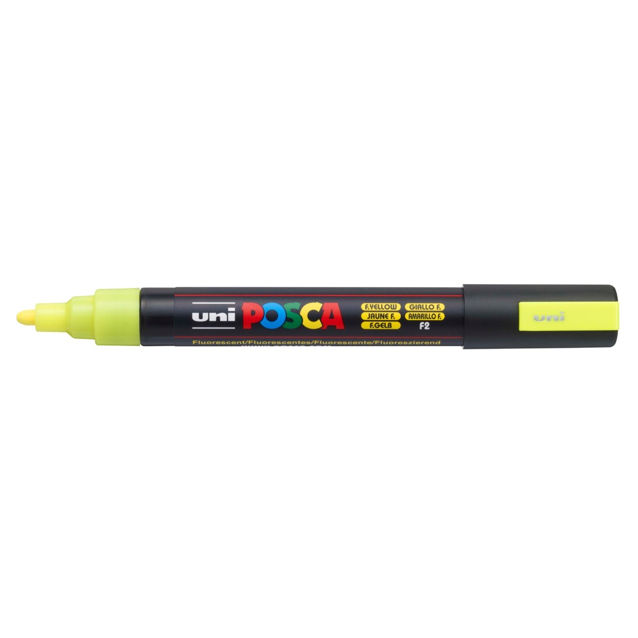 uni POSCA Paint Marker PC-5M Medium - Fluorescent Yellow - merriartist.com