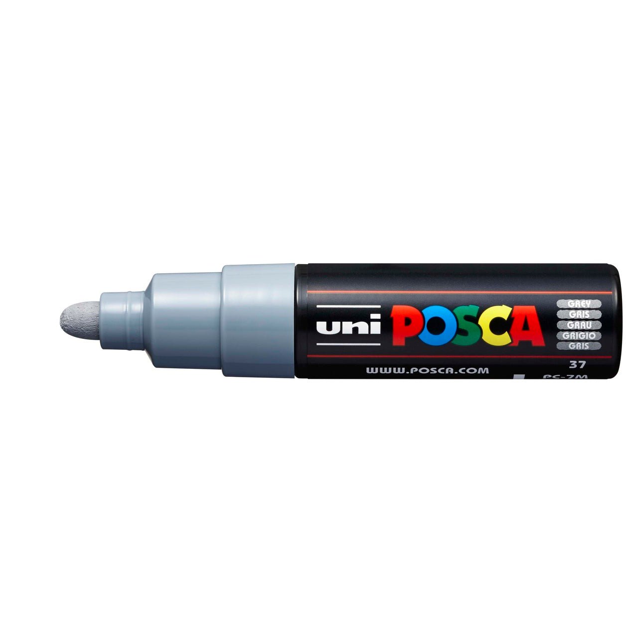 uni POSCA Paint Marker PC-7M Broad Bullet Tip - Gray - merriartist.com