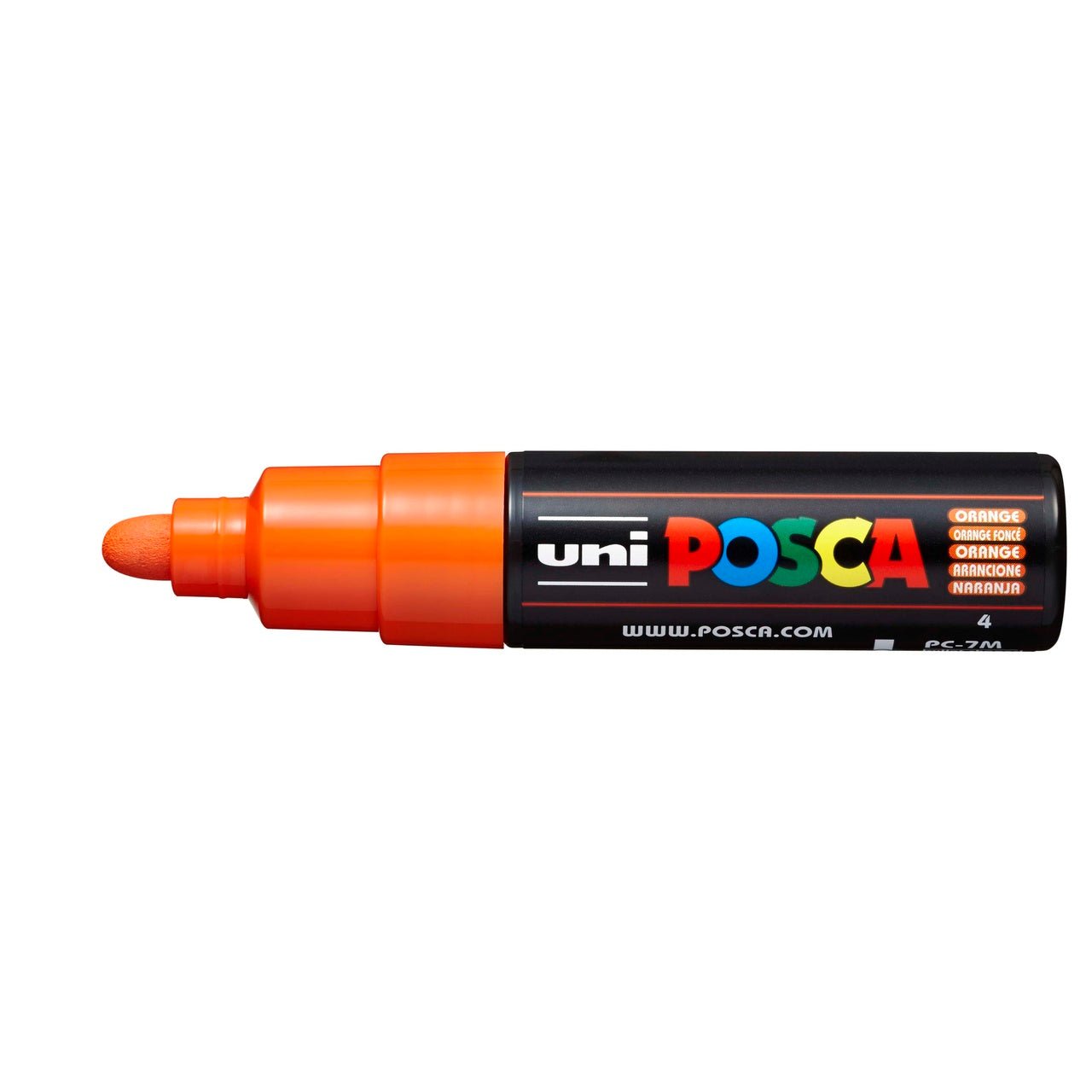 uni POSCA Paint Marker PC-7M Broad Bullet Tip - Orange - merriartist.com