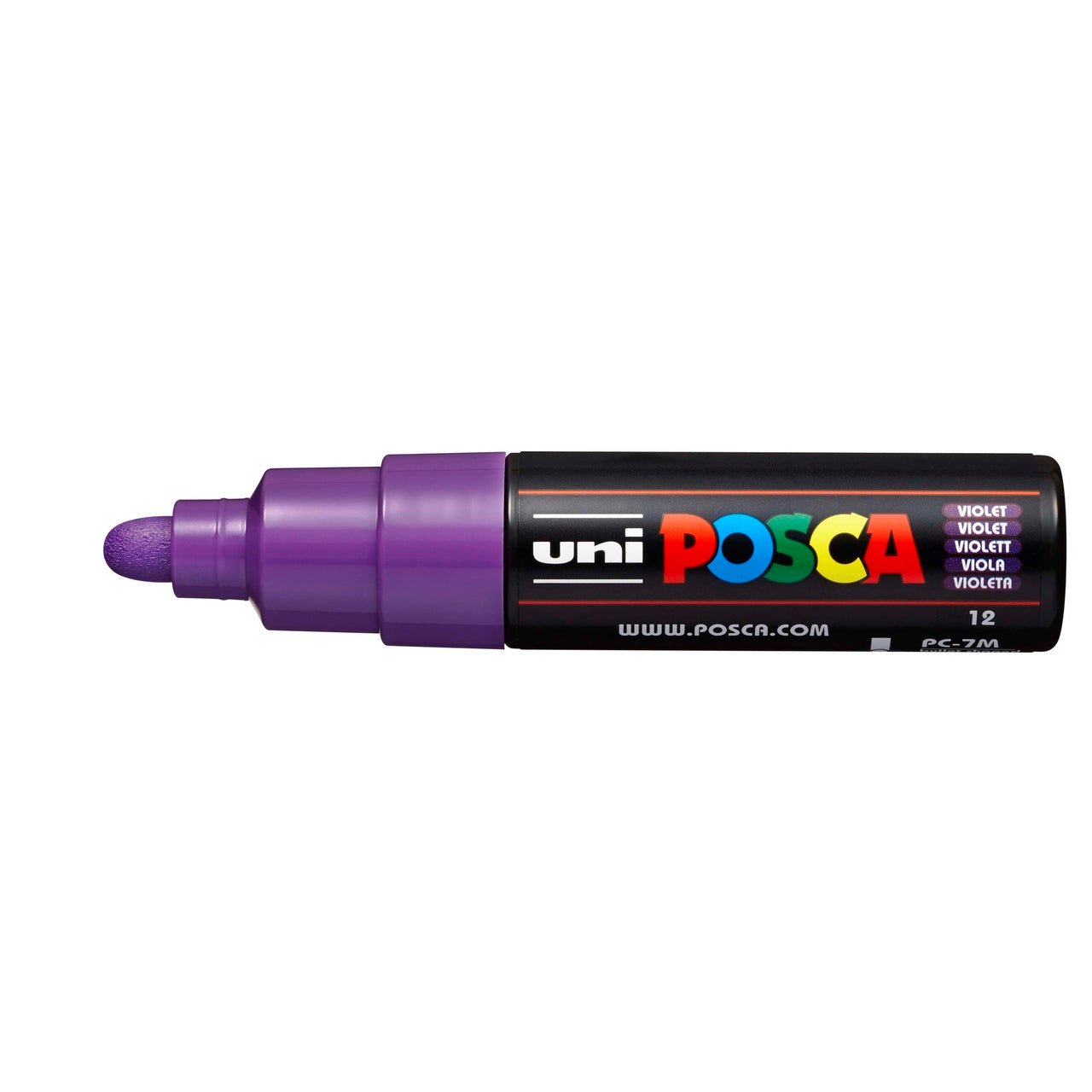 uni POSCA Paint Marker PC-7M Broad Bullet Tip - Violet - merriartist.com
