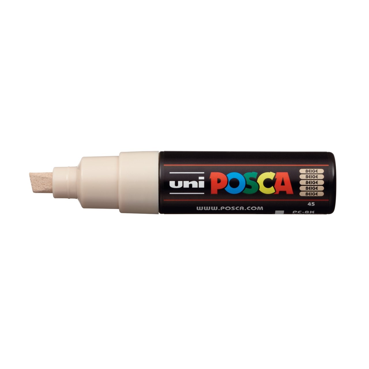 uni POSCA Paint Marker PC-8K Broad Chisel Tip - Beige - merriartist.com