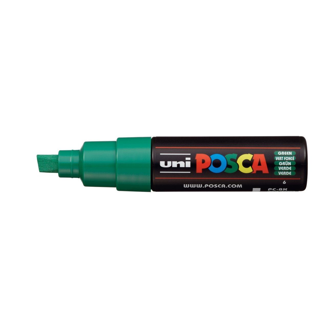 uni POSCA Paint Marker PC-8K Broad Chisel Tip - Green - merriartist.com