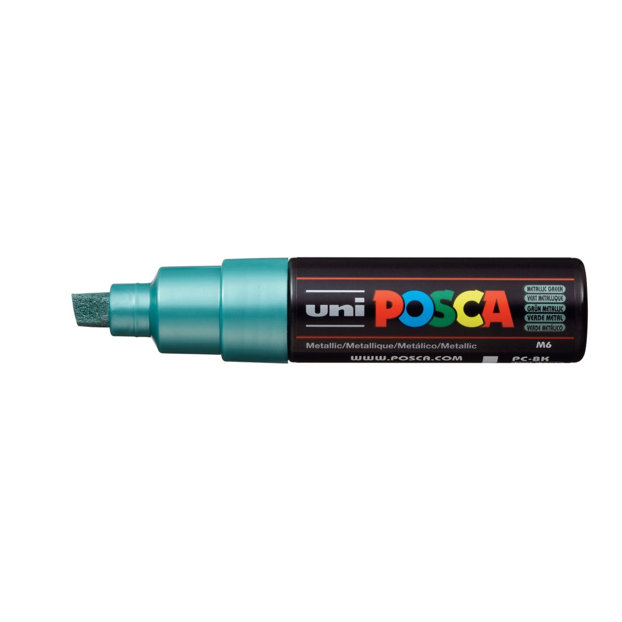 uni POSCA Paint Marker PC-8K Broad Chisel Tip - Metallic Green - merriartist.com