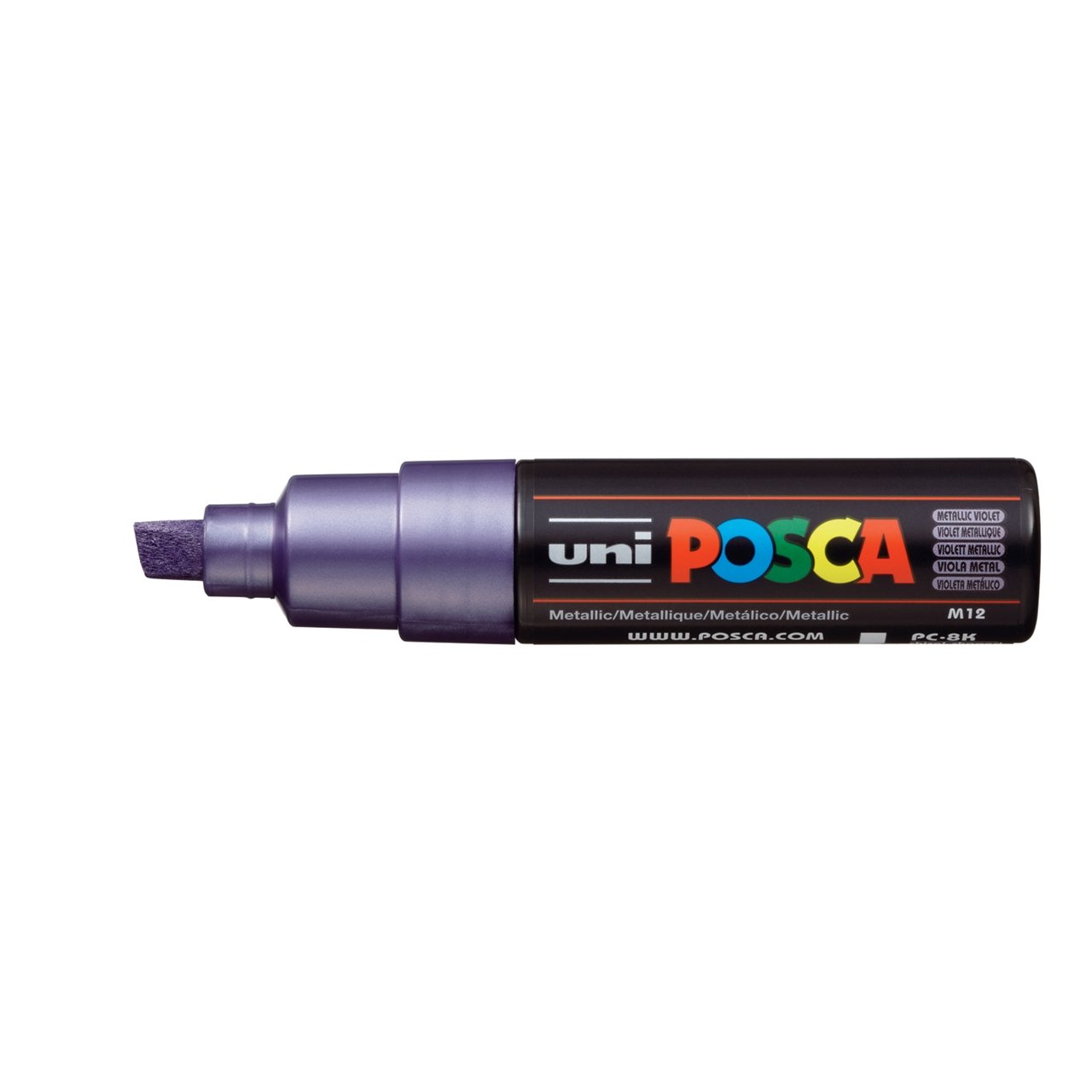 uni POSCA Paint Marker PC-8K Broad Chisel Tip - Metallic Violet - merriartist.com