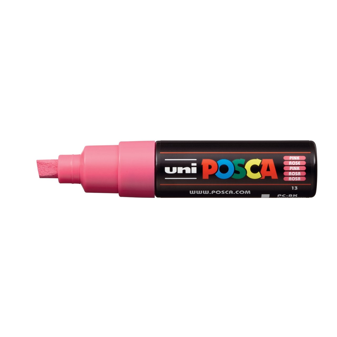 uni POSCA Paint Marker PC-8K Broad Chisel Tip - Pink - merriartist.com