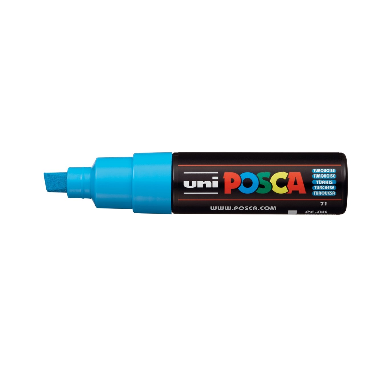 uni POSCA Paint Marker PC-8K Broad Chisel Tip - Turquoise - merriartist.com