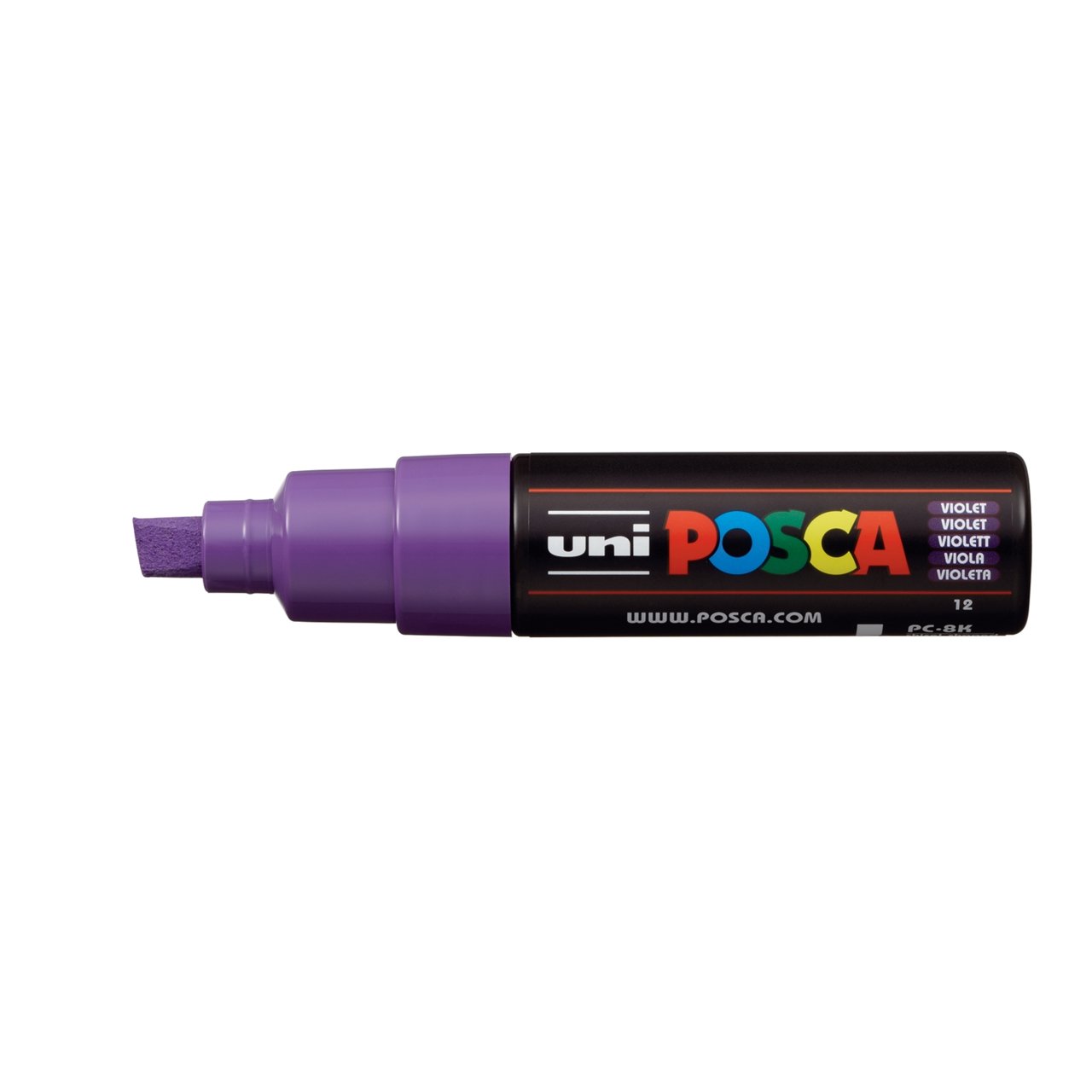 uni POSCA Paint Marker PC-8K Broad Chisel Tip - Violet - merriartist.com