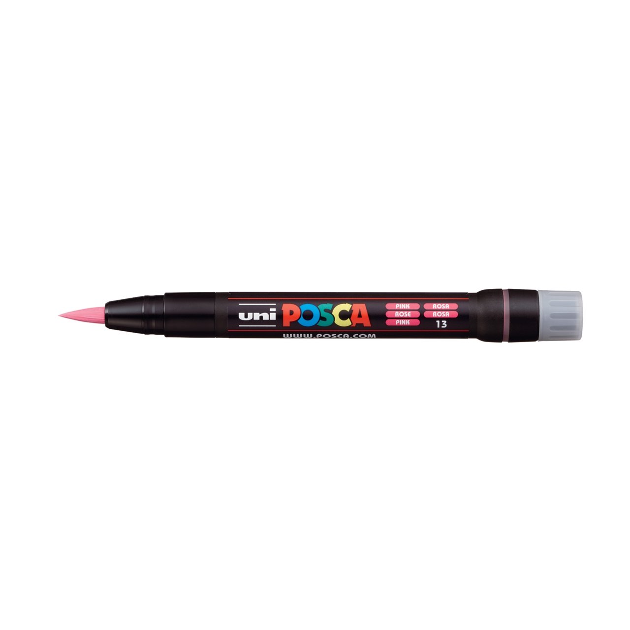 uni POSCA Paint Marker PCF-350 Brush Tip - Pink - merriartist.com