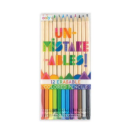 Unmistakables 12-Pencil Erasable Colored Pencil Set - merriartist.com