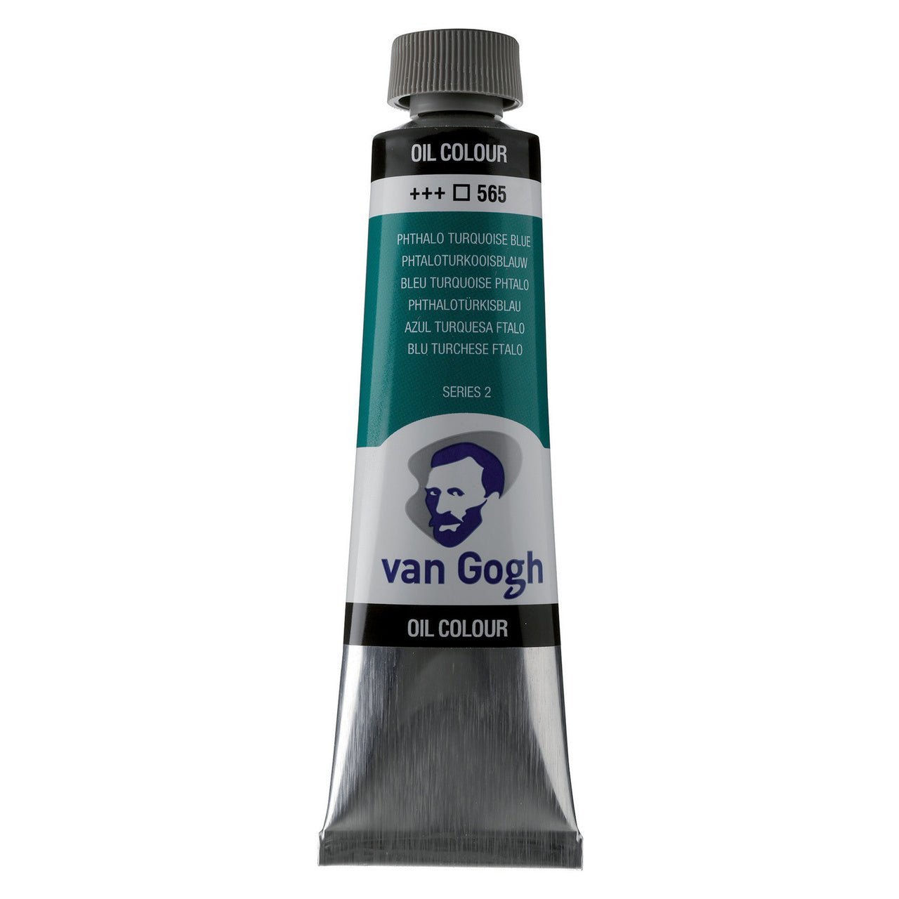 van Gogh Oil Paint 40 ml - Phthalo Turquoise Blue - merriartist.com