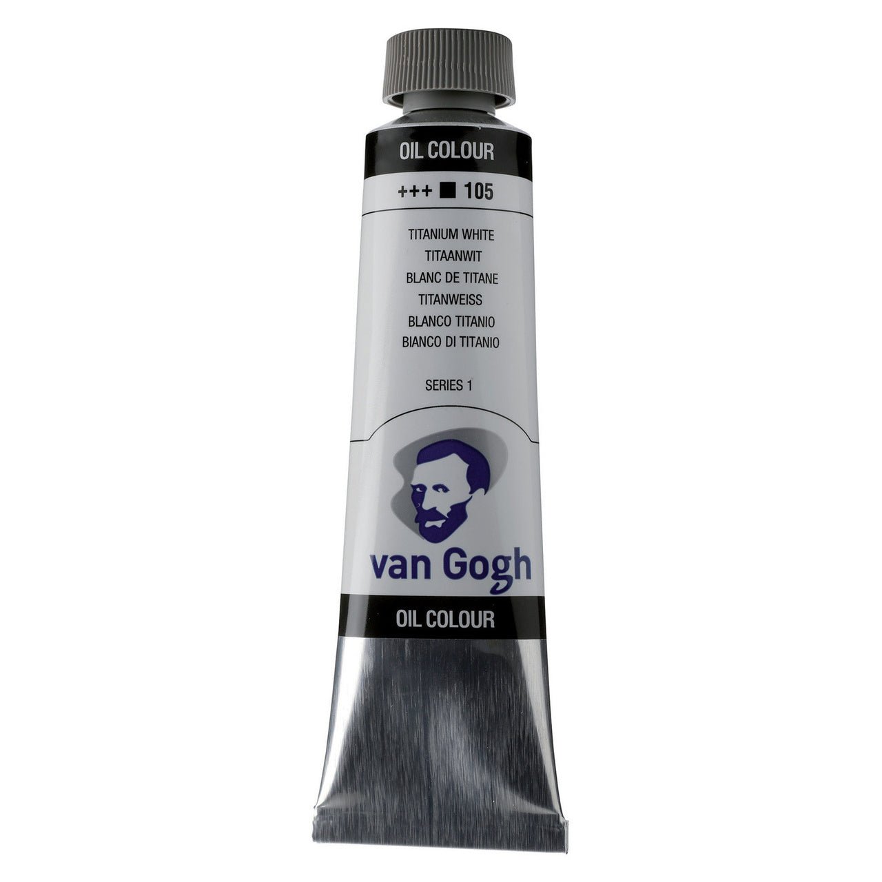 van Gogh Oil Paint 40 ml - Titanium White - merriartist.com