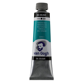 van Gogh Oil Paint 40 ml - Turquoise Blue - merriartist.com