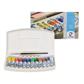 van Gogh Watercolor Palette box set of 12 tubes - merriartist.com