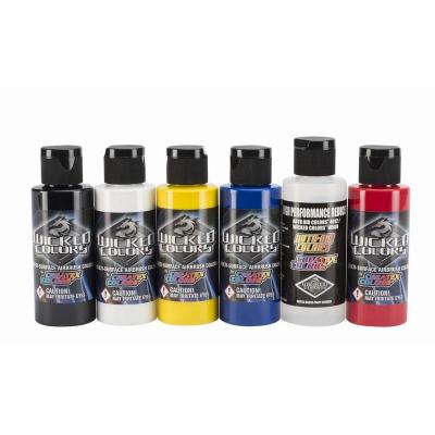 Wicked Multi-Surface Airbrush Colors - Primary Set - merriartist.com