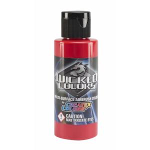 Wicked Multi-Surface Airbrush Colors - W005 Red 2 oz - merriartist.com