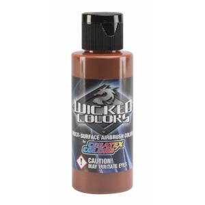 Wicked Multi-Surface Airbrush Colors - W010 Brown 2 oz - merriartist.com