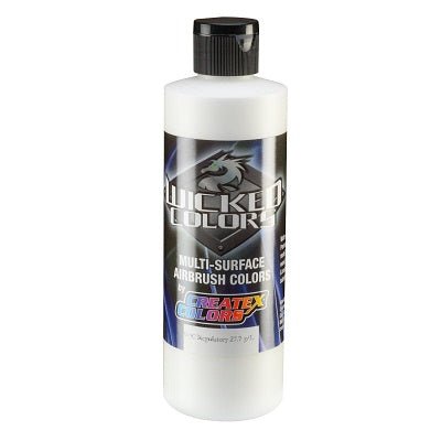 Wicked Multi-Surface Airbrush Colors - W030 Opaque White 8 oz - merriartist.com