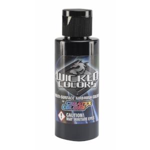 Wicked Multi-Surface Airbrush Colors - W051 Detail Black 2 oz - merriartist.com