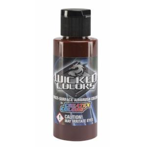 Wicked Multi-Surface Airbrush Colors - W074 Detail Burnt Sienna 2 oz - merriartist.com