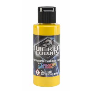Wicked Multi-Surface Airbrush Colors - W302 Pearl Yellow 2 oz - merriartist.com