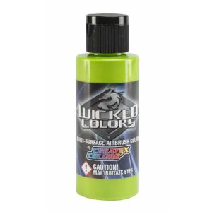 Wicked Multi-Surface Airbrush Colors - W305 Pearl Lime 2 oz - merriartist.com