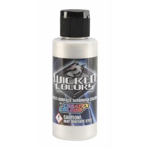 Wicked Multi-Surface Airbrush Colors - W352 Metallic Platinum 2 oz - merriartist.com