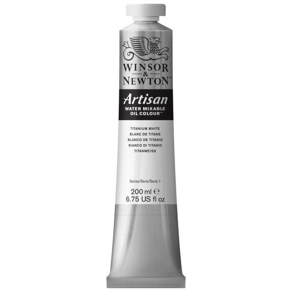 Winsor & Newton Artisan Water Mixable Oil 200 ml - Titanium White - merriartist.com