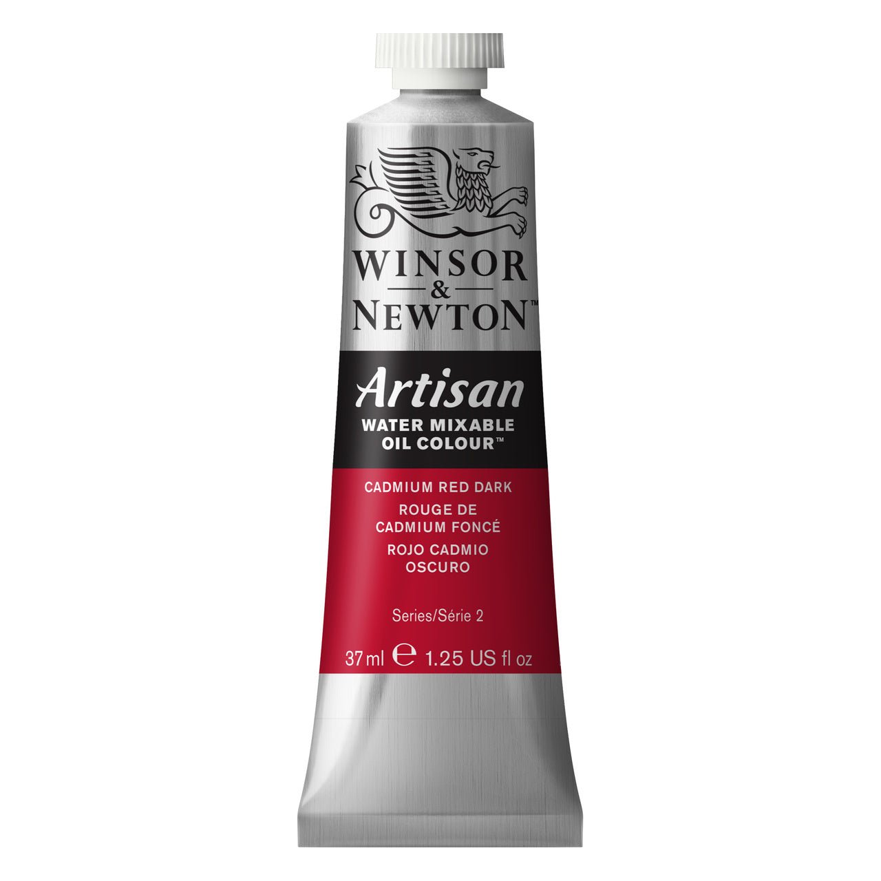 Winsor & Newton Artisan Water Mixable Oil 37ml - Cadmium Red Dark - merriartist.com