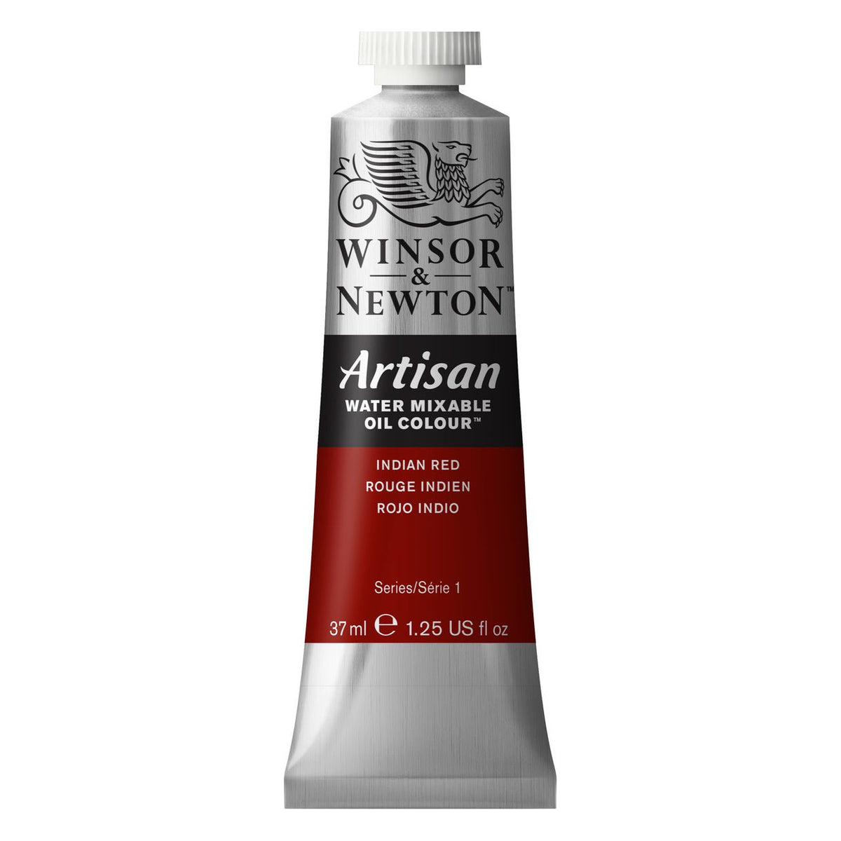 Winsor & Newton Artisan Water Mixable Oil 37ml - Indian Red - merriartist.com