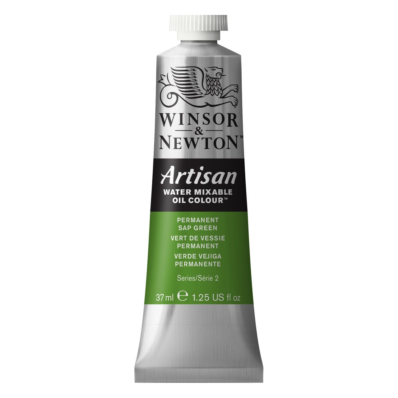 Winsor & Newton Artisan Water Mixable Oil 37ml - Permanent Sap Green - merriartist.com