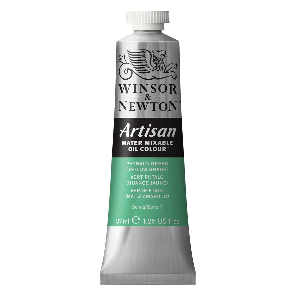 Winsor & Newton Artisan Water Mixable Oil 37ml - Phthalo Green (Yellow Shade) - merriartist.com