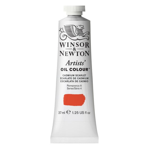 Winsor & Newton Artist Oil Cadmium Scarlet 37ml - merriartist.com